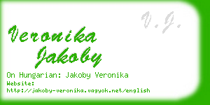 veronika jakoby business card